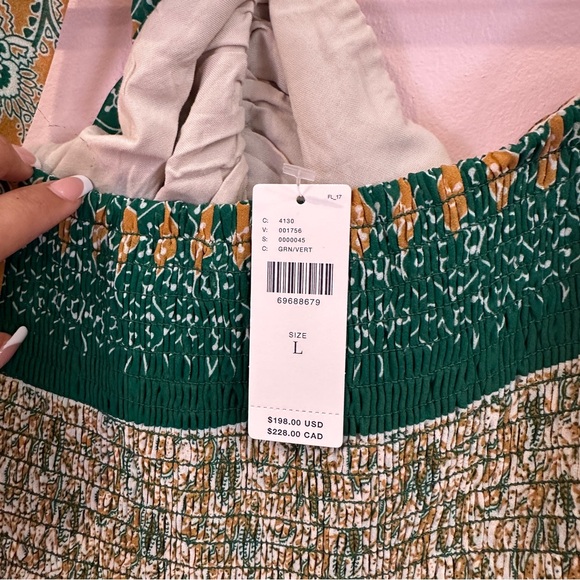 NWT Anthropologie Tiny Twist Halter Maxi Dress Sz. L - Picture 7 of 7